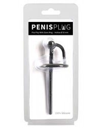 Penisplug »Piss Play« mit Eichelring und Soft-Touch-Oberfläche